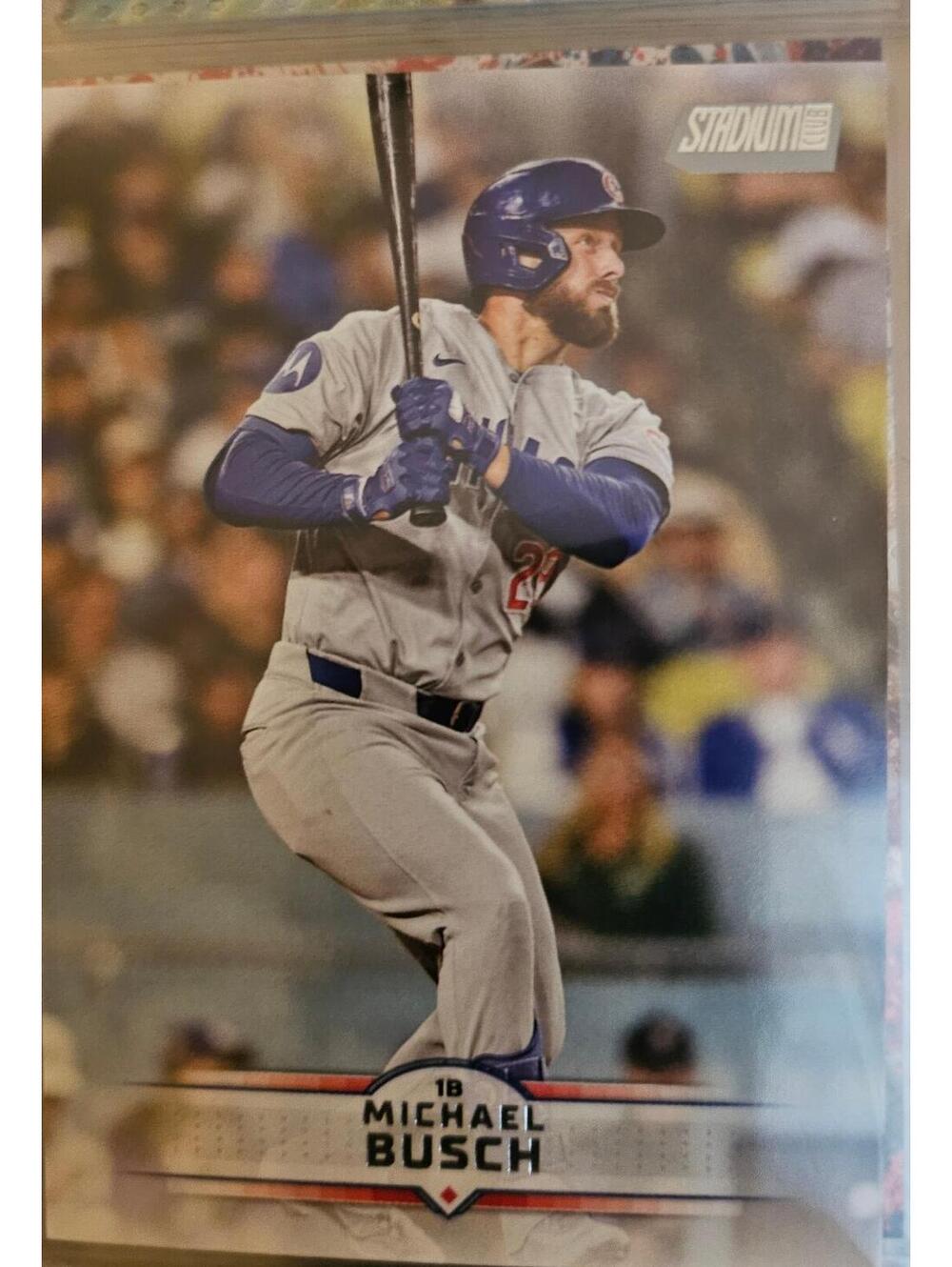 2025 Topps Stadium Club - Michael Busch #3 - Chicago Cubs